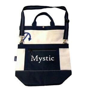 Resails Mystic Beach Tote Bag Used Beach Tote Summer Handmade USA